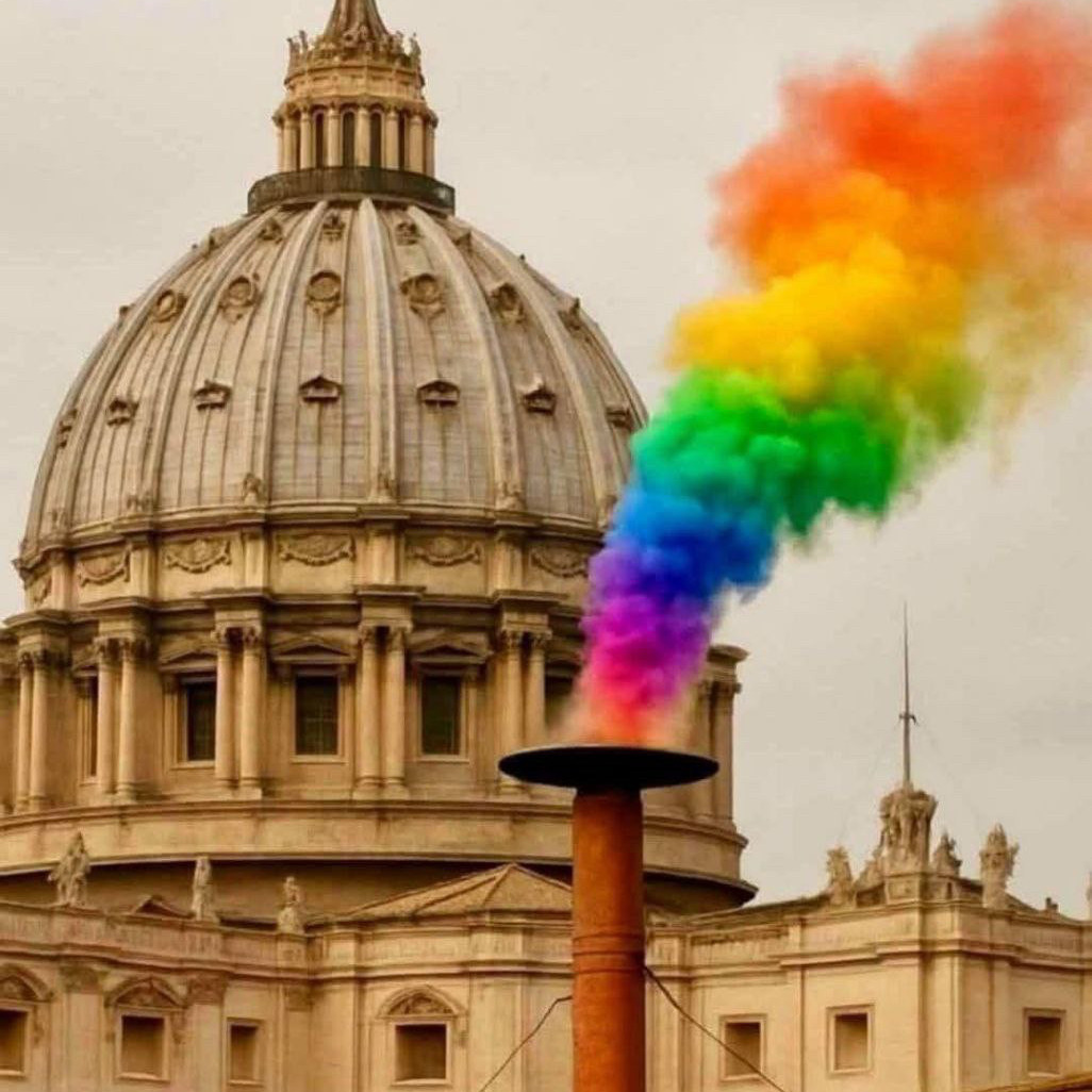 La ÚNICA fumata q merecemos.
La ÚNICA q queremos. 🌈
#fumata #LGTBIAQ #Papa Don't Preach